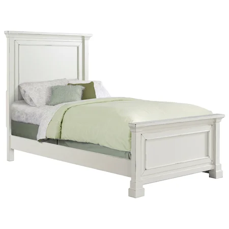 Cottage Style Twin Panel Bed